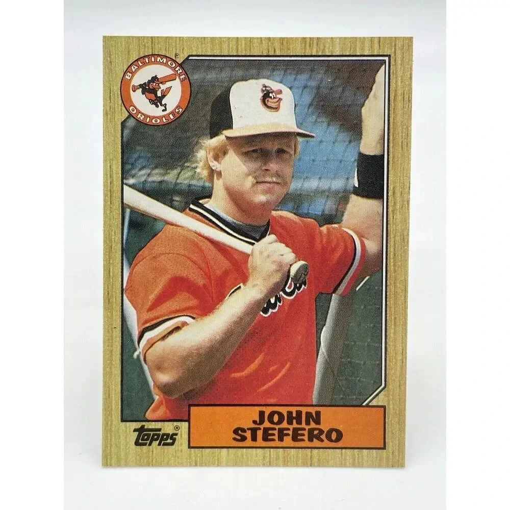 John Stefero #563 Baltimore Orioles Vintage 1987 Topps TCG‎ MLB Mint